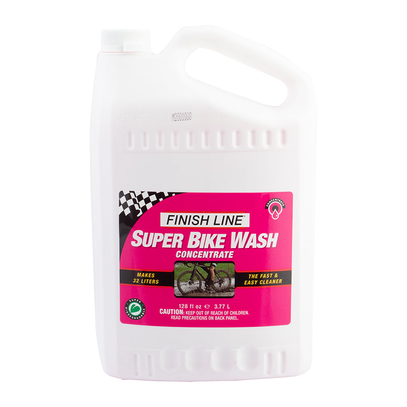 Finish Line Super Bike Wash Cleaner Concentrate - 1 Gallon (Makes 8 Gallons)