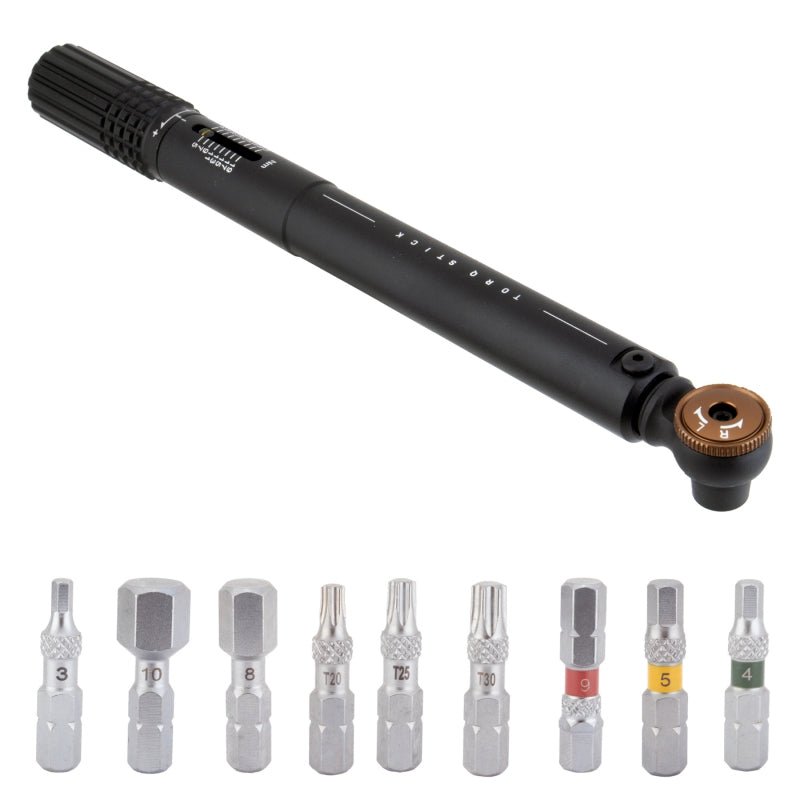 Torque Wrench Topeak Topeak Torq Stick Wrench - 4-20Nm 9p Bit Set Gray