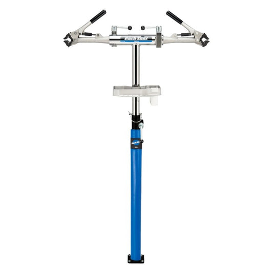Repair Stands Park Tool Park Tool PRS-2.3-1 Deluxe Double Arm Repair Stand 100-3C Adjustable Linkage Clamps Midnight Blue