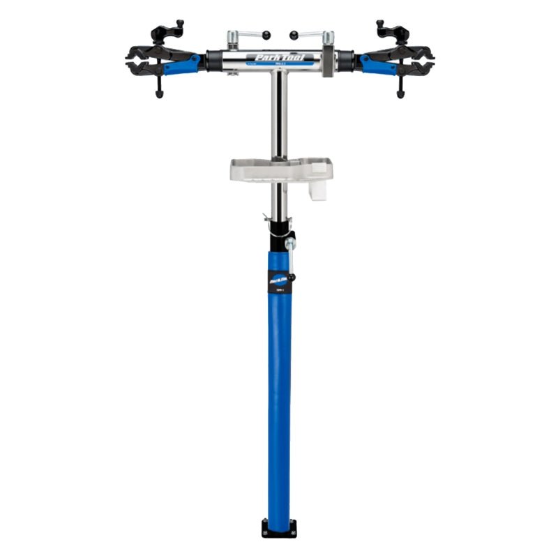 Repair Stands Park Tool Park Tool PRS-2.3-2 Deluxe Double Arm Repair Stand 100-3D Micro-Adjust Clamps Gray