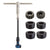 Head & Steerer Tube Cutting Tool Park Tool Park Tool HTR-1B 1-1/8" Head Tube Reamer and Facing Set Dark Slate Gray