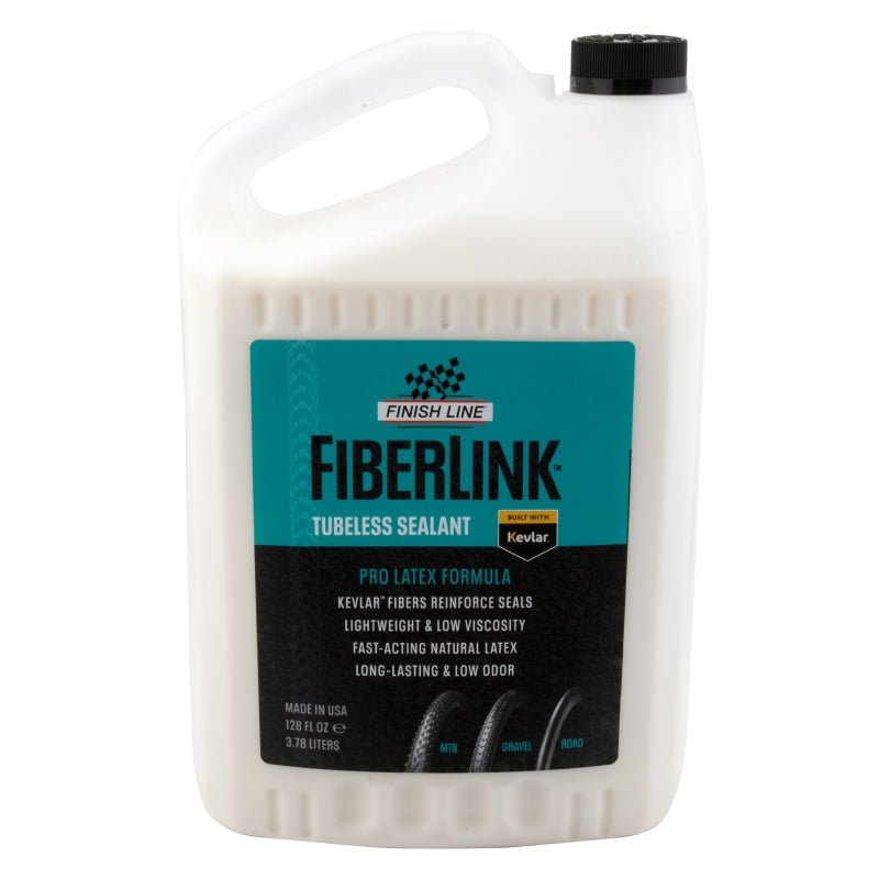 Tubeless Sealants Finish Line Finish Line FiberLink Tubeless Tire Sealant - 1 Gallon Light Gray