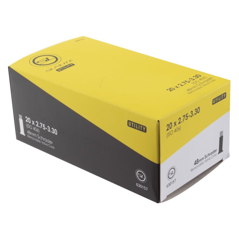 Tube Sunlite Sunlite Utili-T Standard Schrader Valve Tubes 20x2.75-3.30 SV 48mm 0d Smooth Removable 73mm 0.9mm Dark Slate Gray
