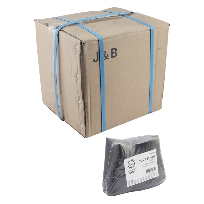 Tube Sunlite Sunlite Utili-T Standard Schrader Valve Tubes 20x3.50-4.00 SV 35mm 0d Smooth Removable 106mm 0.9mm Dark Gray