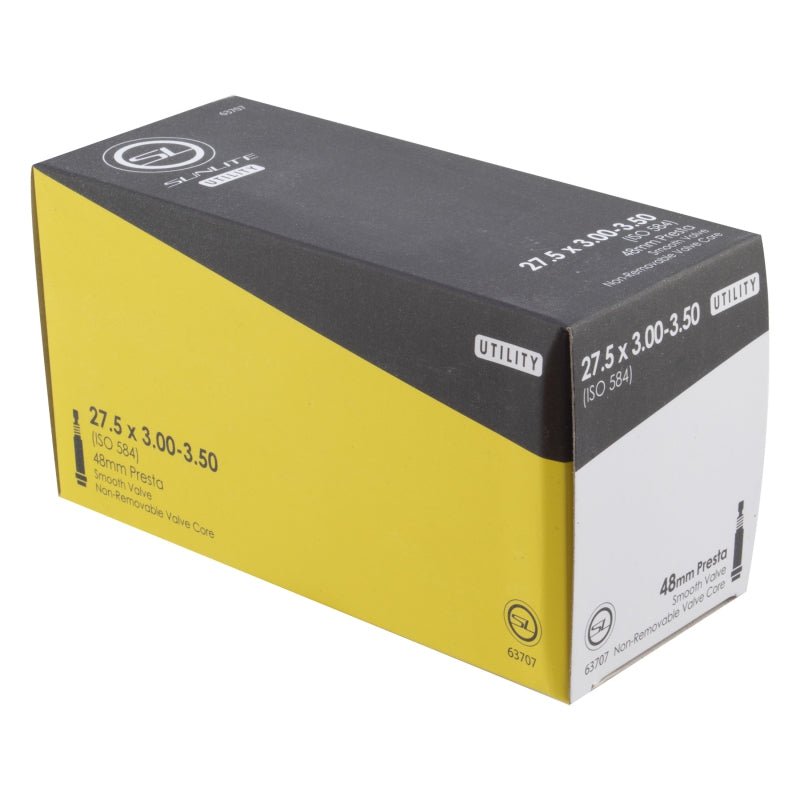 Tube Sunlite Sunlite Utili-T Standard Presta Valve Tubes 27.5x3.00-3.50 PV 48mm 0d Smooth Non-Removable 78mm 0.9mm Dark Khaki