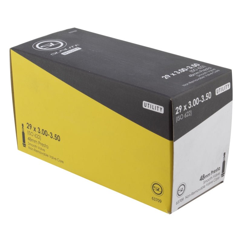 Tube Sunlite Sunlite Utili-T Standard Presta Valve Tubes 29x3.00-3.50 PV 48mm 0d Smooth Non-Removable 78mm 0.9mm Goldenrod