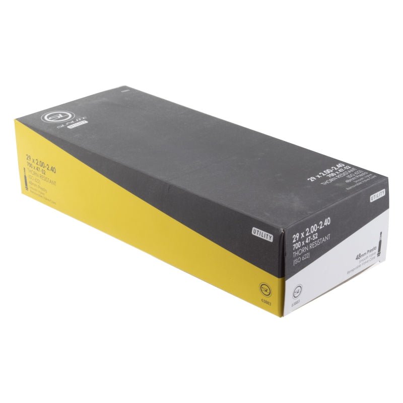 Tube Sunlite Sunlite Utili-T Thorn Resistant Presta Valve Tubes PV 48mm 0d Smooth Removable 56mm 3.7mm/1.7mm Dim Gray