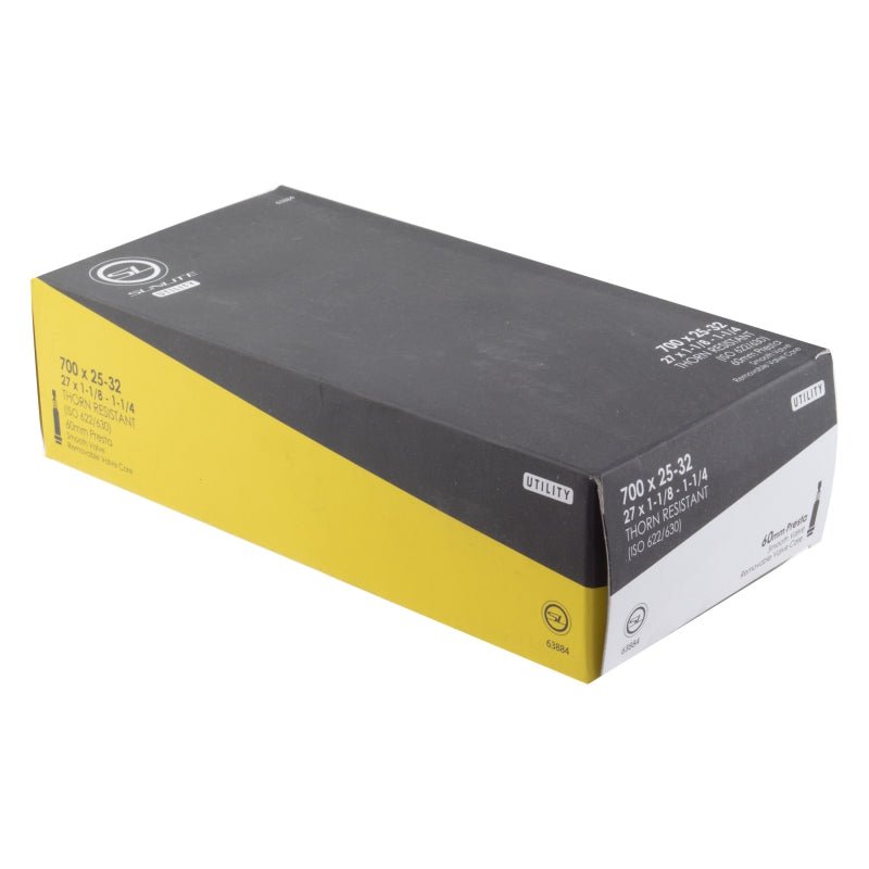 Tube Sunlite Sunlite Utili-T Thorn Resistant Presta Valve Tubes PV 60mm 0d Smooth Removable 25mm 3.7mm/1.7mm Dim Gray