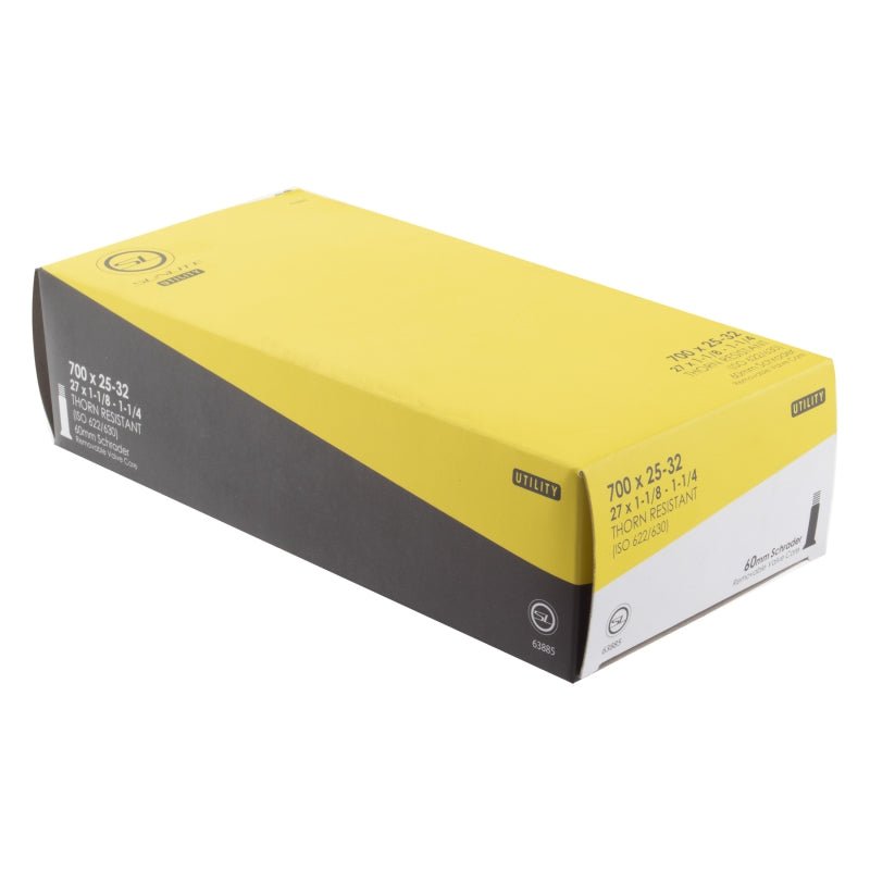 Tube Sunlite Sunlite Utili-T Thorn Resistant Schrader Valve Tubes SV 60mm 0d Smooth Removable 25mm 3.7mm/1.7mm Light Goldenrod