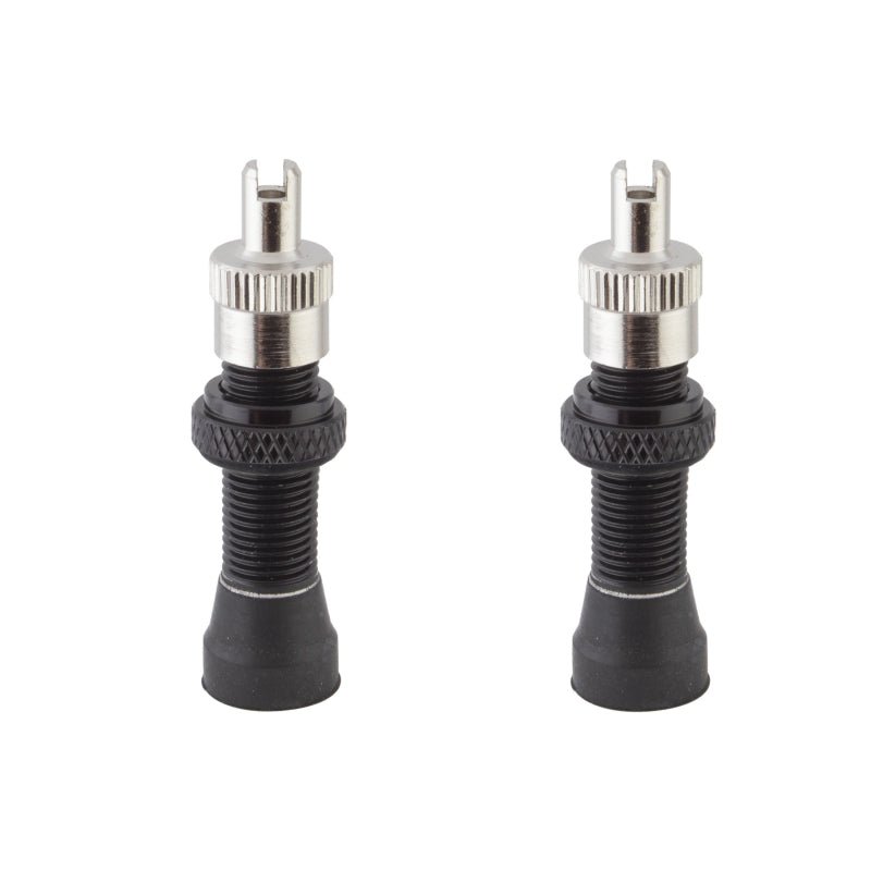 Tubeless Accessories Alienation Alienation Tubeless Alloy Schrader Valves Tubeless Schrader Valve 32mm 1 Pair 6g Black <22mm Dark Slate Gray