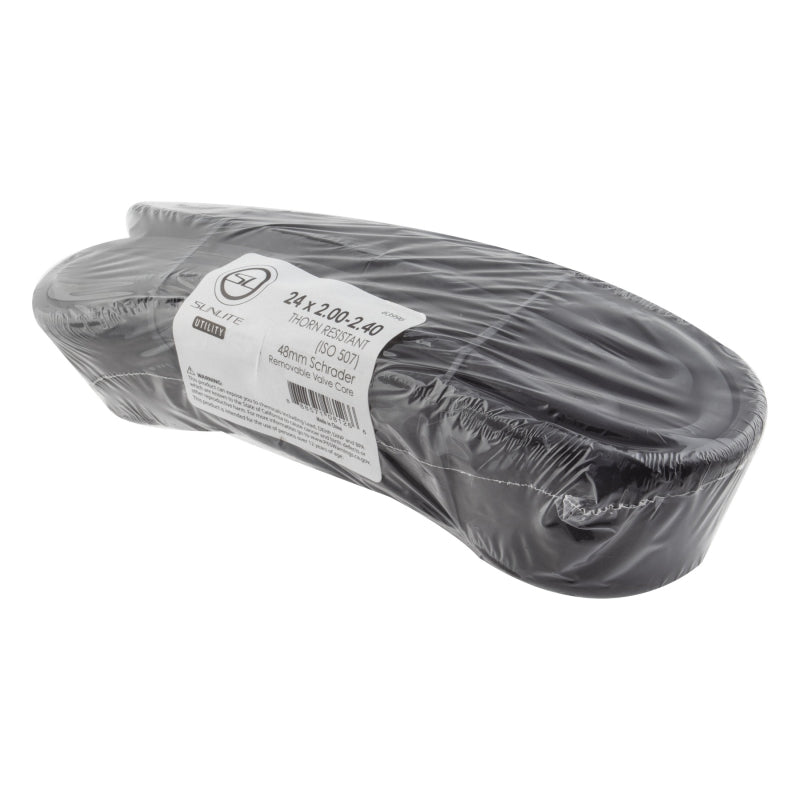 Tube Sunlite Sunlite Utili-T Bulk Thorn Resistant Schrader Valve 24x2.00-2.40 SV 48mm 0d Smooth Removable 54mm 3.7mm/1.7mm Slate Gray