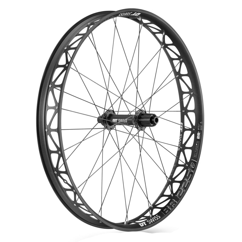 Rear Wheel DT Swiss DT Swiss Big Ride Rear Wheel - 26" 12 x 197mm Center-Lock HG 11/XD BLK Clincher Dark Slate Gray
