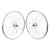 Wheels Wheel master Wheel master 700C Alloy Fixed Gear/Freewheel Double Wall 700C Wheel SET Light Gray