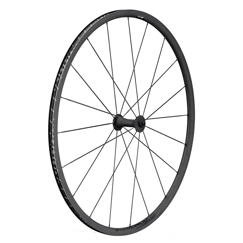 Front Wheel DT Swiss DT Swiss PR 1400 DICUT OXiC Front Wheel - 700 QR x 100mm Rim Brake BLK 21mm Dark Slate Gray