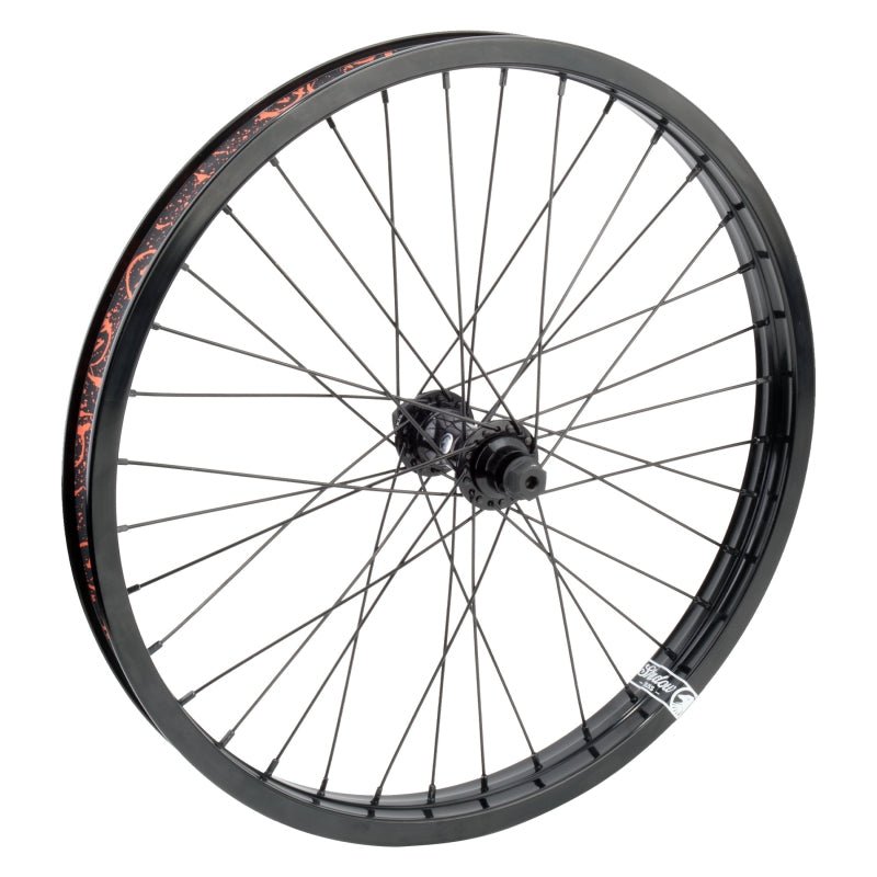 Front Wheel The Shadow Conspiracy The Shadow Conspiracy Symbol Front Wheel - 20" 3/8" x 100mm Black Dark Slate Gray