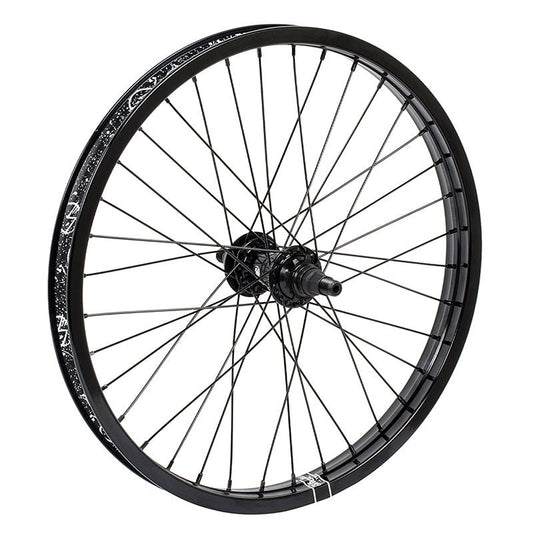 Rear Wheel The Shadow Conspiracy The Shadow Conspiracy Symbol Rear Wheel - 20" 14 x 110mm LHD 9T 36H Black Light Gray