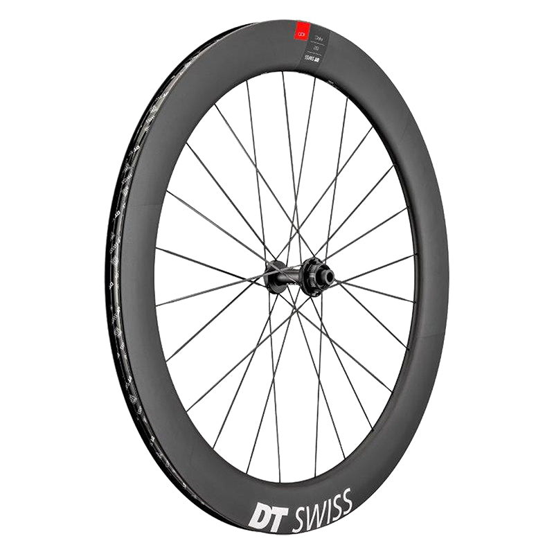 Front Wheel DT Swiss DT Swiss ARC 1100 DiCut 62 Front Wheel - 700 12 x 100mm Center-Lock Black Dark Slate Gray