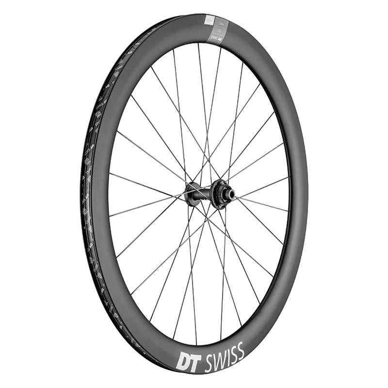 Front Wheel DT Swiss DT Swiss ARC 1400 DiCut 50 Front Wheel - 700 12 x 100mm Center-Lock Black Dim Gray