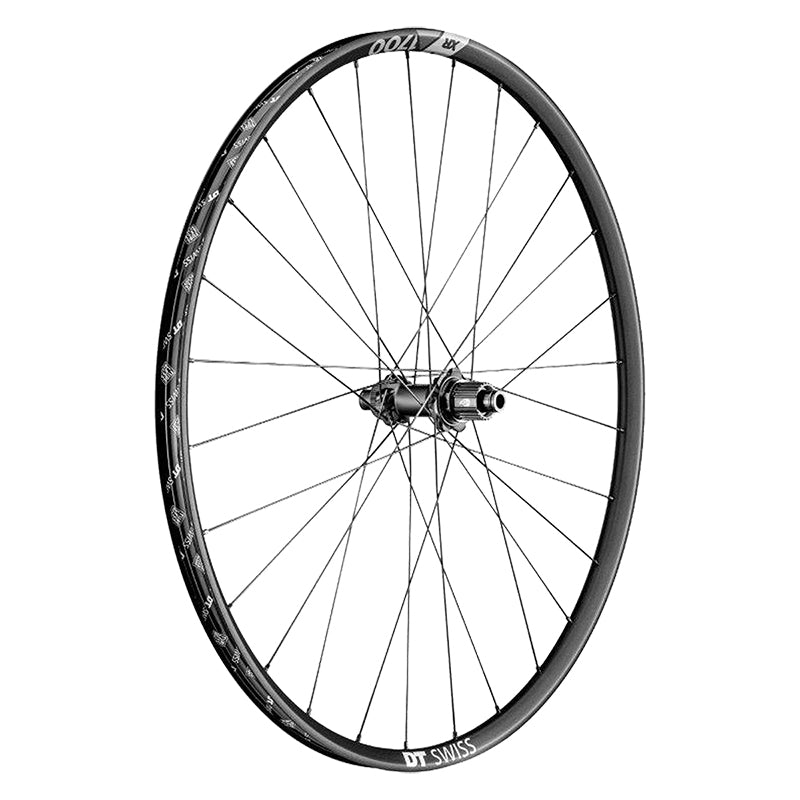 Rear Wheel DT Swiss DT Swiss XR 1700 SPLINE Rear Wheel - 29" 12 x 148mm Boost Center Lock Micro Spline BLK Dark Slate Gray