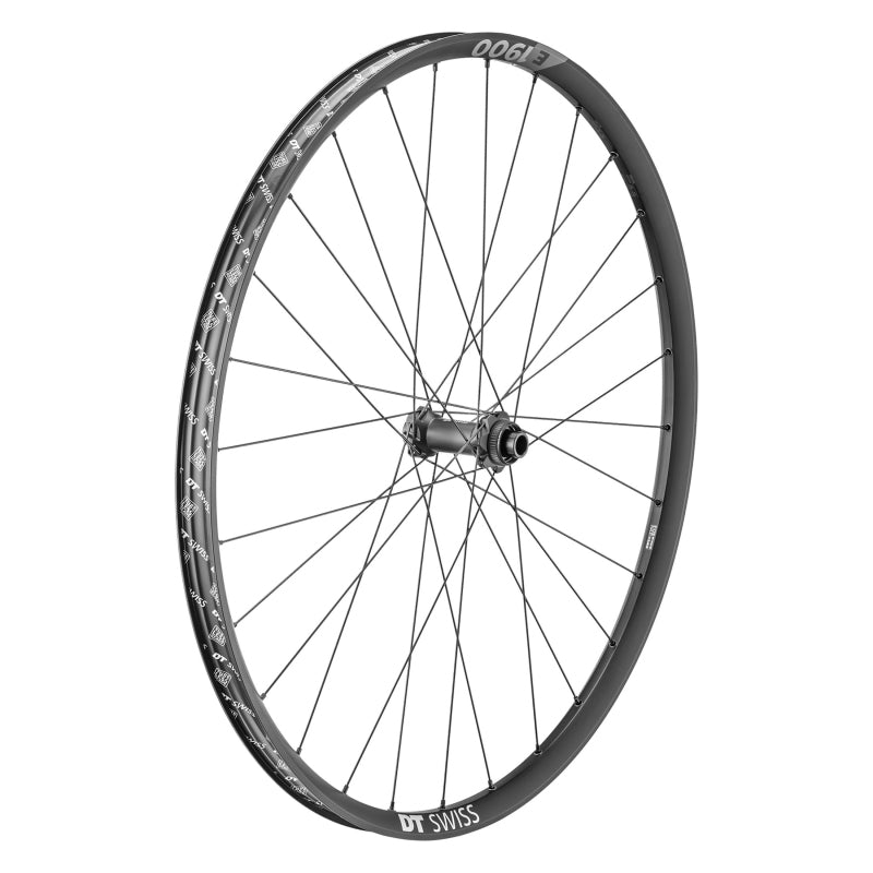 Front Wheel DT Swiss DT Swiss E 1900 Spline 30 Front Wheel - 29" 15 x 110mm Center-Lock Black Dark Slate Gray