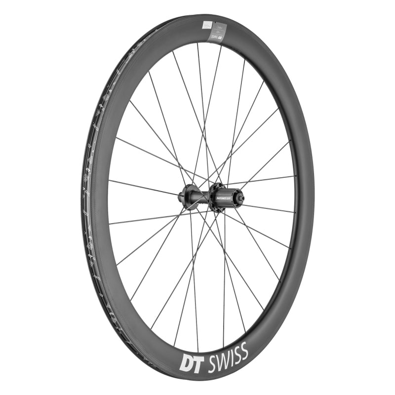 Rear Wheel DT Swiss DT Swiss ARC 1400 DiCut 48 Rear Wheel - 700 QR x 130mm Rim Brake HG 11 Road BLK Dim Gray