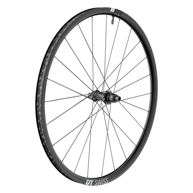 Rear Wheel DT Swiss DT Swiss GR 1600 Spline 25 Rear Wheel - 700 12 x 142mm Center-Lock SRAM XDR BLK Dark Slate Gray
