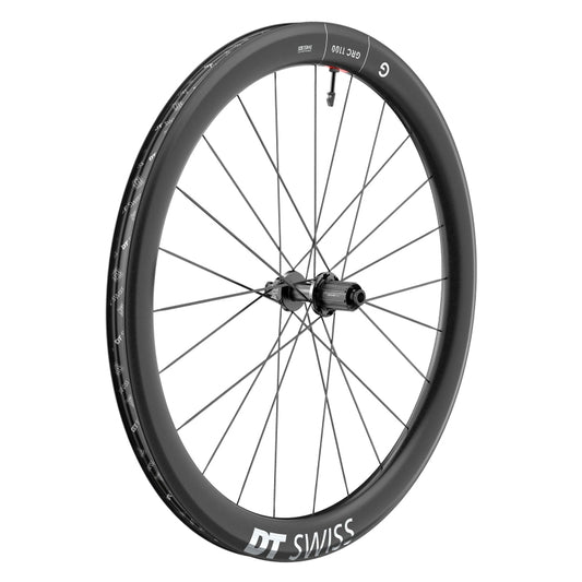 Rear Wheel DT Swiss DT Swiss GRC 1100 DICUT 50 Rear Wheel - 700c 12 x 142mm Center-Lock HG 11 Road Ratchet EXP 36 BLK Dark Slate Gray