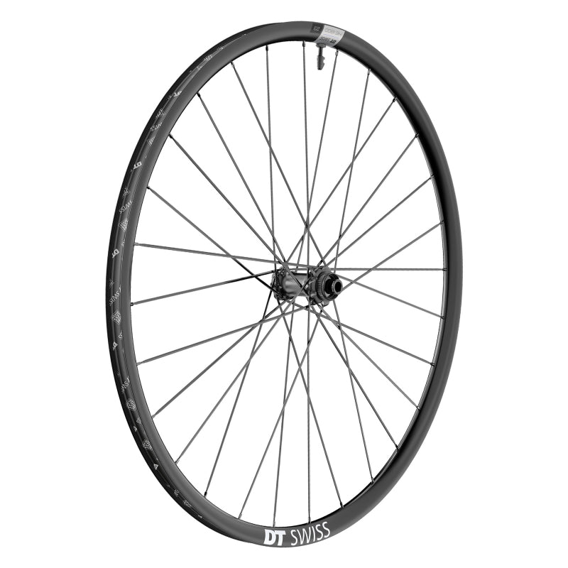 Front Wheel DT Swiss DT Swiss HE 1800 Spline Front Wheel - 700 12 x 110mm Center-Lock Black Dim Gray