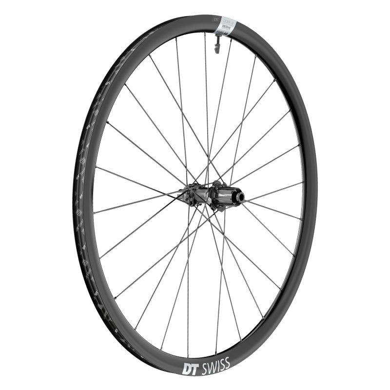 Rear Wheel DT Swiss DT Swiss E 1800 Spline 30 Rear Wheel - 700c 12 x 142mm Center-Lock HG 11 Road Ratchet LN 18 BLK Dark Slate Gray