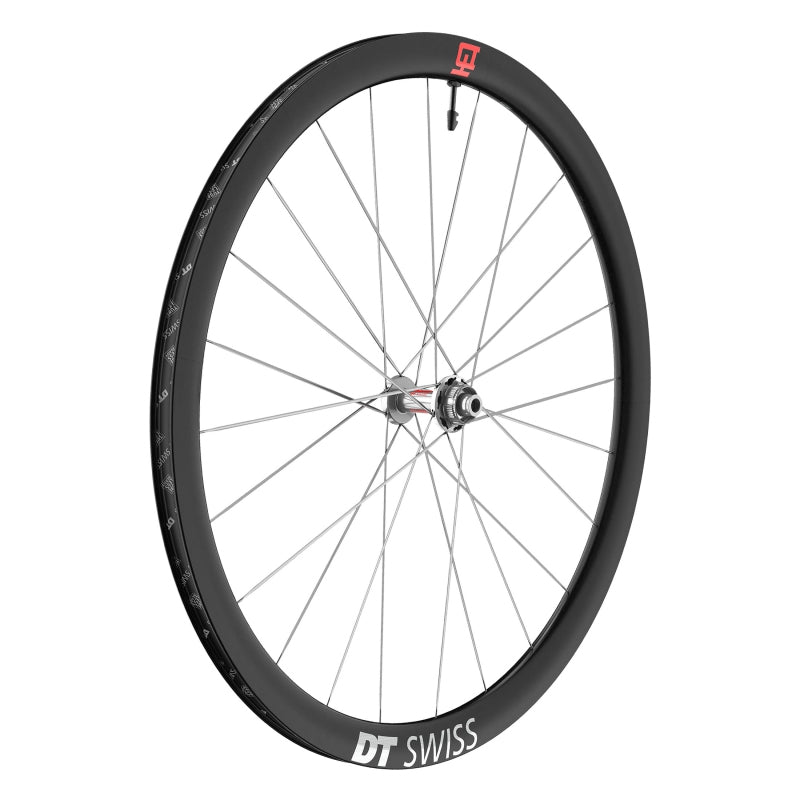 Wheels DT Swiss DT Swiss ARC 1100 38 DiCut Disc Front Wheel 700c 12x100 LE Dark Slate Gray