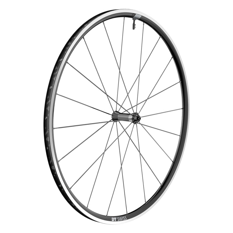 Front Wheel DT Swiss DT Swiss P 1800 Spline Front Wheel - 700 QR x 100mm Rim Brake Black Dark Slate Gray