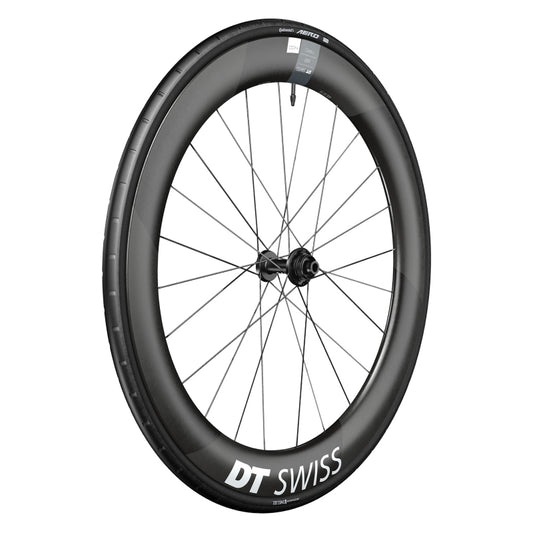 Wheels DT Swiss Dt swiss ARC 1400 Wide Dicut 62 WTS 700C Wheel Front Dark Slate Gray