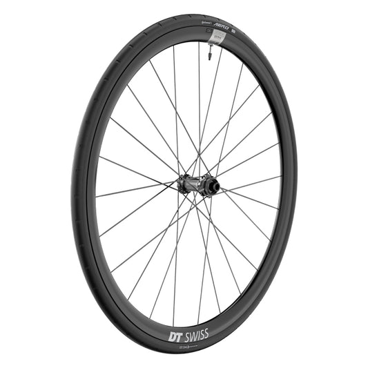 Wheels DT Swiss Dt swiss A 1800 Spline WTS 700C Wheel Front Dark Slate Gray