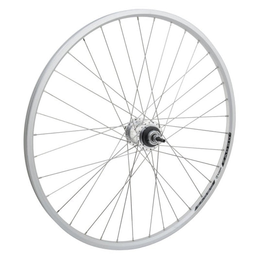Wheels Wheel master Wheel master 26x1-3/8 Alloy Lightweight Single Wall 26x1-3/8 Wheel Rear Light Gray