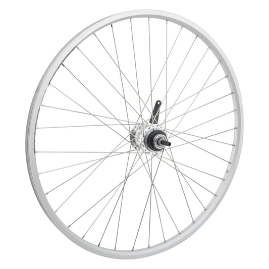 Wheels Wheel master Wheel master 26x1-3/8 Alloy Lightweight Single Wall 26x1-3/8 Wheel Rear Light Gray