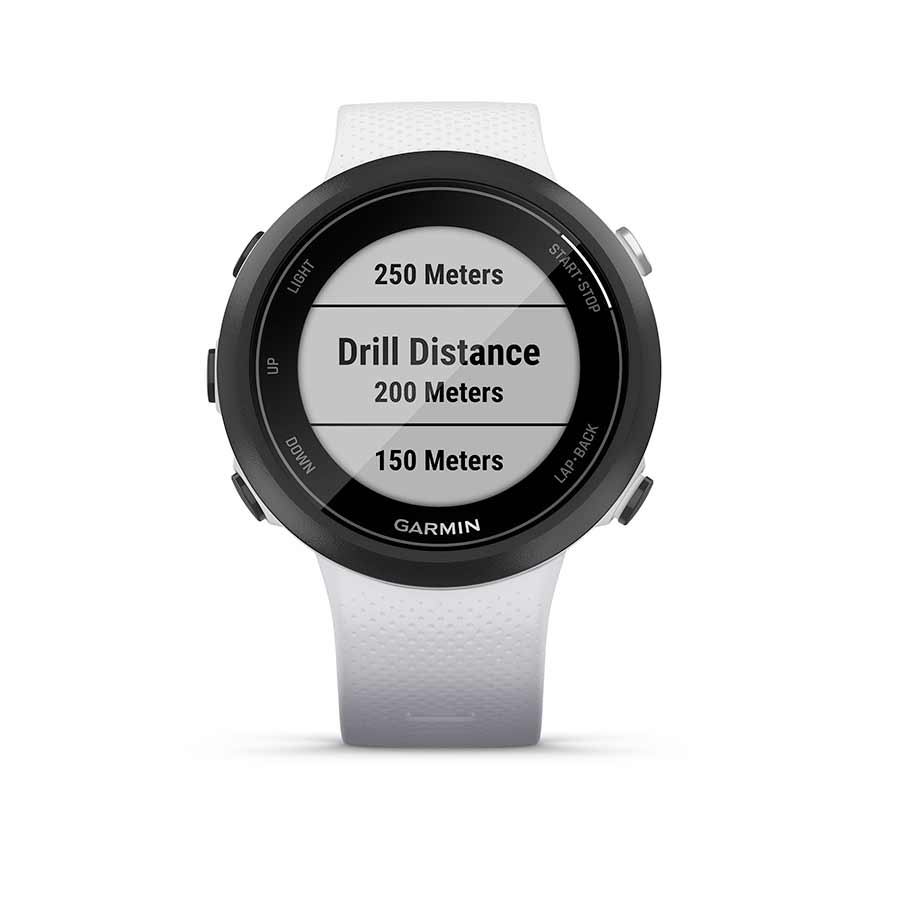 Watches Garmin Garmin Garmin Swim 2 Watch Watch Color: White Wristband: White - Silicone Gray
