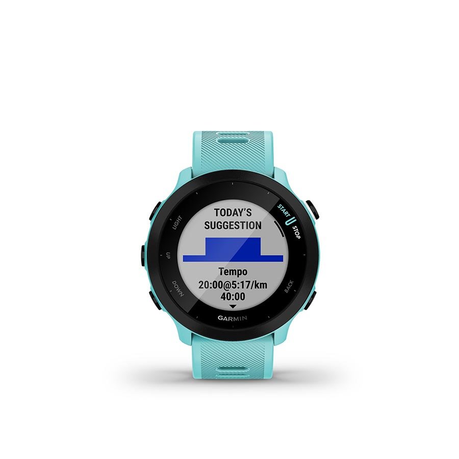 Computers and Accessories Garmin Garmin Forerunner 55 GPS Watch - Aqua Dark Gray