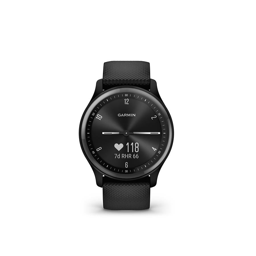 Watches Garmin Garmin vivomove Sport Watch Watch Color: Black Wristband: Black - Silicone Dark Slate Gray