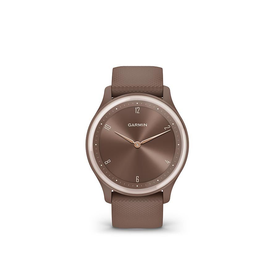 Watches Garmin Garmin vivomove Sport Watch Watch Color: Cocoa Wristband: Cocoa - Silicone Dim Gray