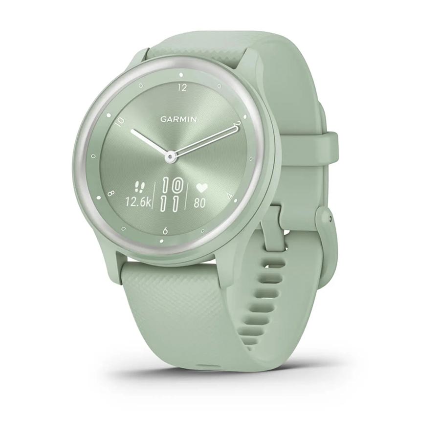 Watches Garmin Garmin vivomove Sport Watch Watch Color: Cool Mint Wristband: Cool Mint - Silicone Dark Gray