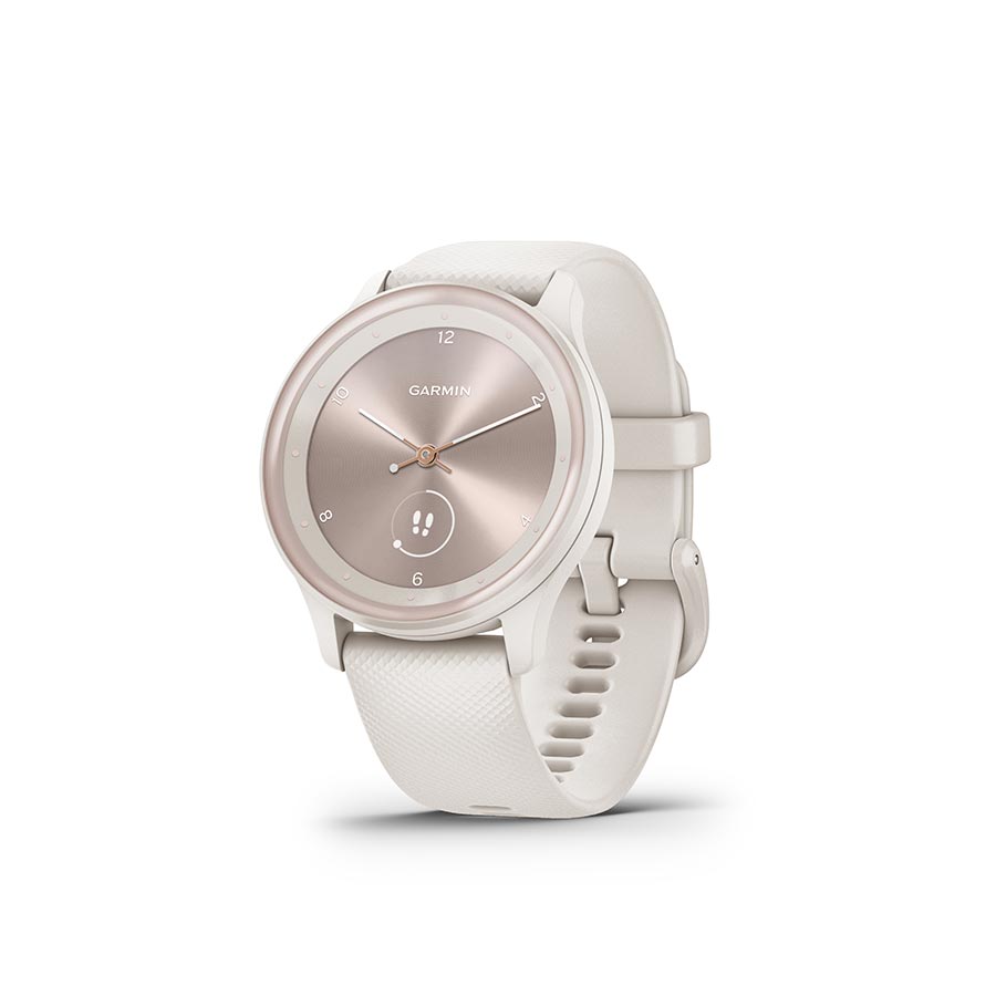 Watches Garmin Garmin vivomove Sport Watch Watch Color: Ivory Wristband: Ivory - Silicone Light Gray