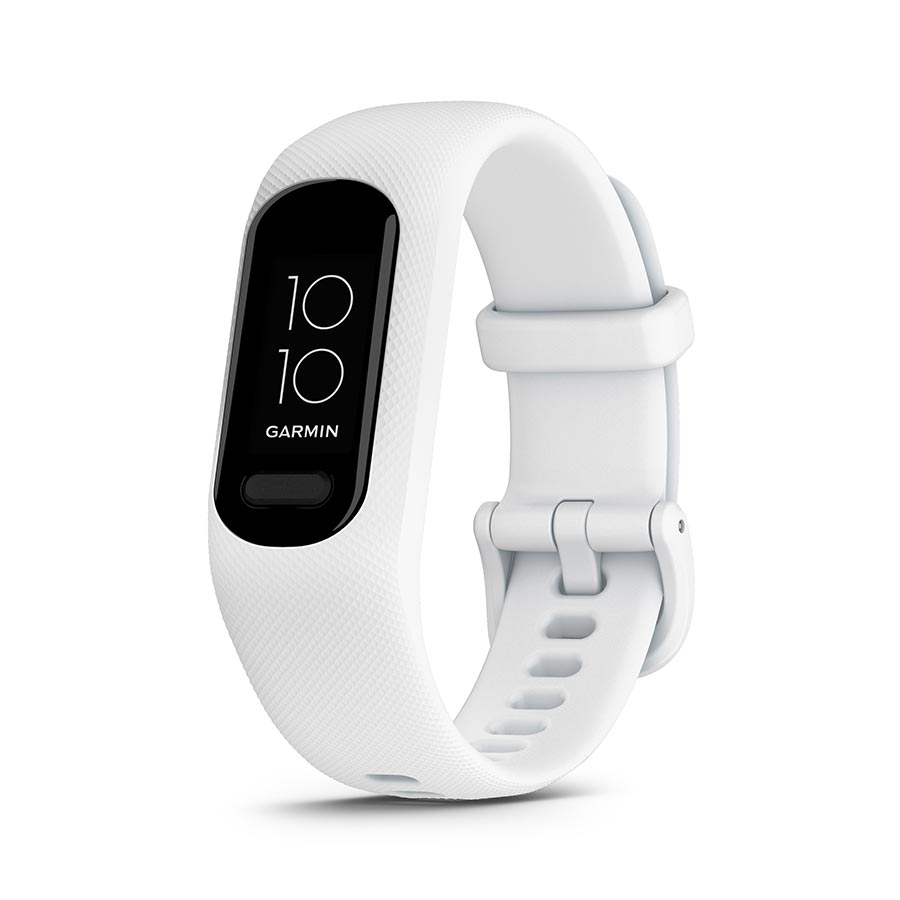 Watches Garmin Garmin vivosmart 5 S/M Watch Watch Color: Black Wristband: White - Silicone Light Gray