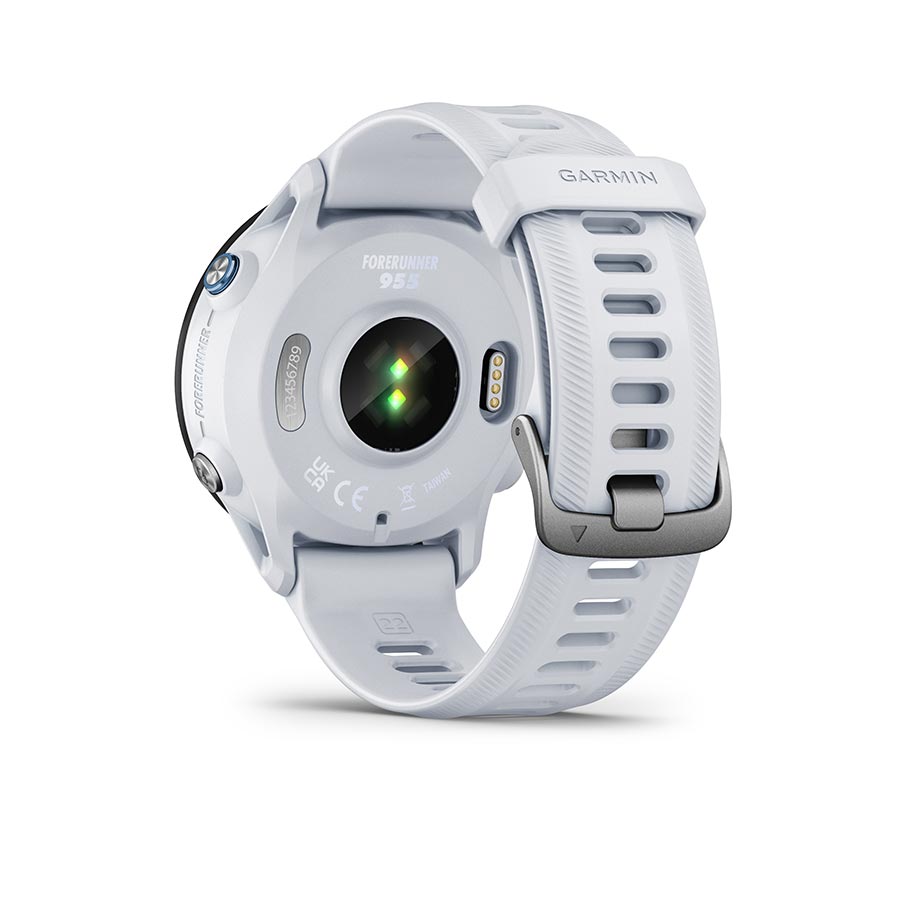 Watches Garmin Garmin Forerunner 955 Watch Watch Color: Whitestone Wristband: Whitestone - Silicone Light Gray