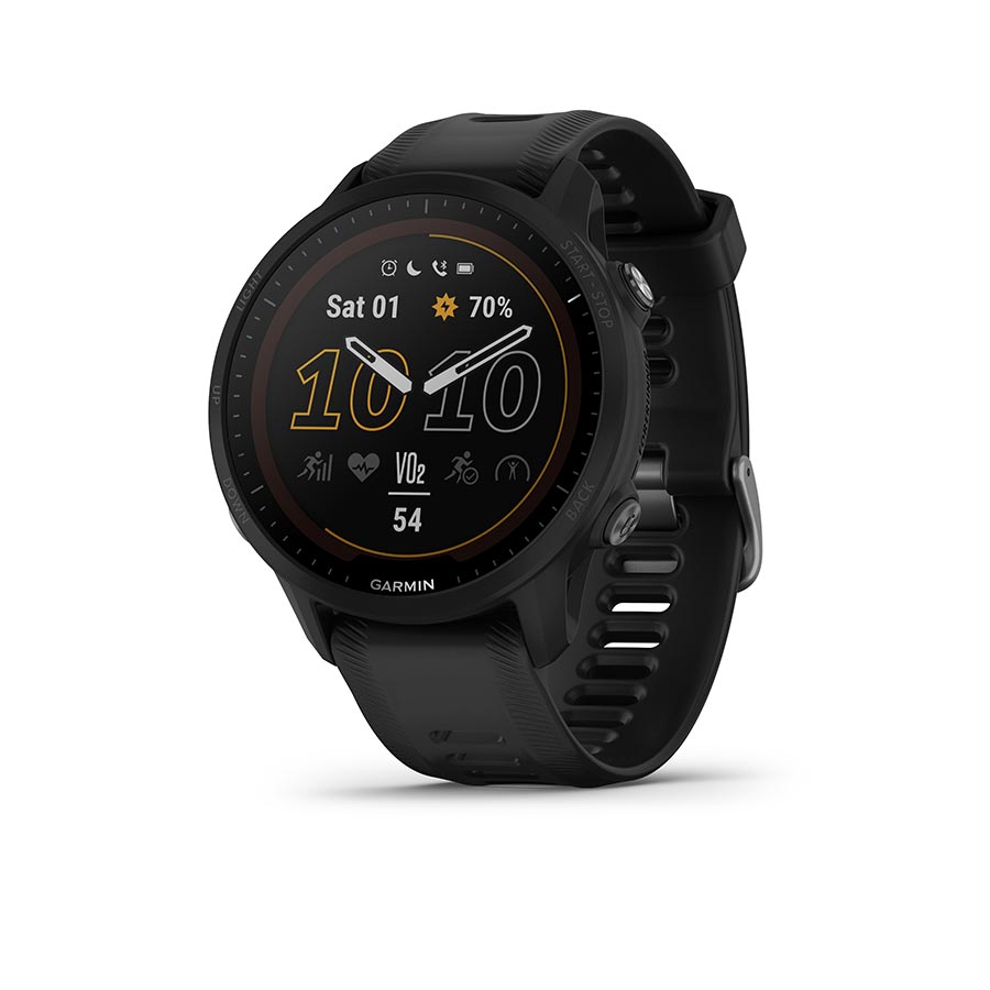 Computers and Accessories Garmin Garmin Forerunner 955 Solar GPS Smartwatch - 45.6mm Black Black