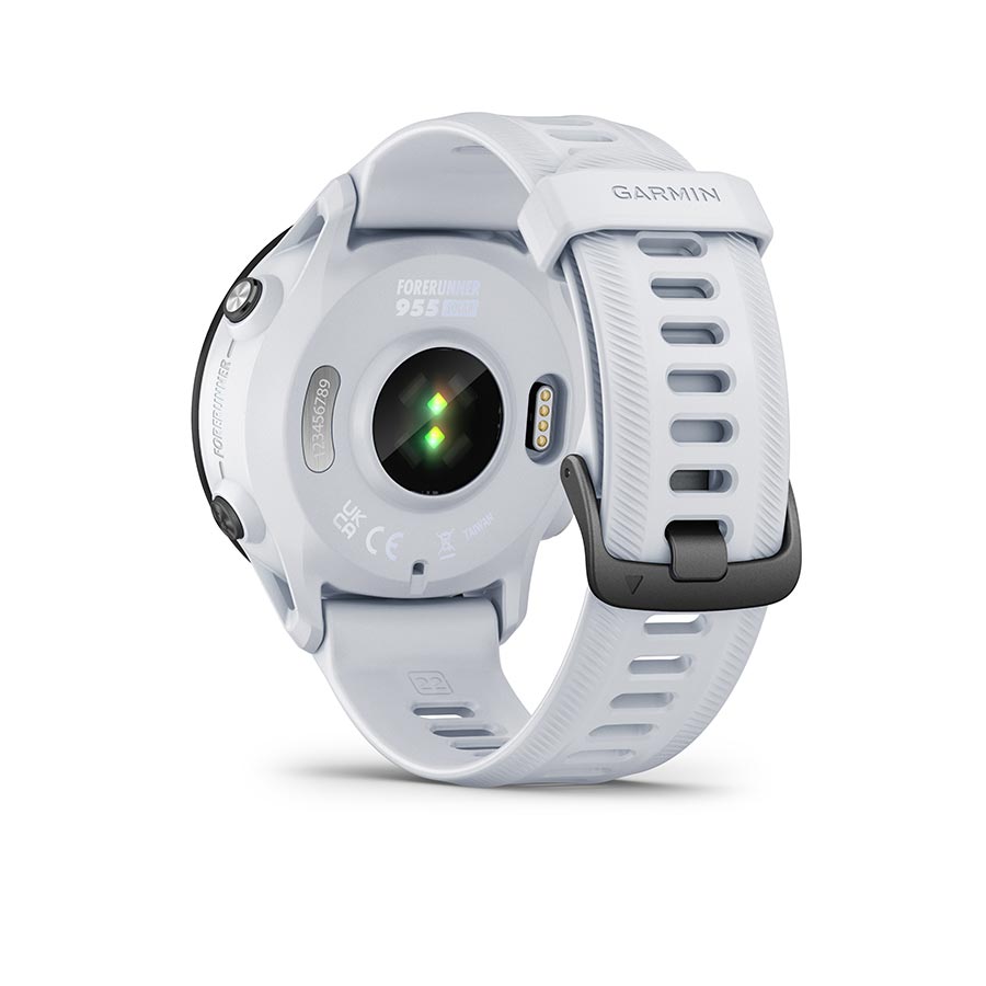 Computers and Accessories Garmin Garmin Forerunner 955 Solar GPS Smartwatch - 45.6mm Whitestone Light Gray