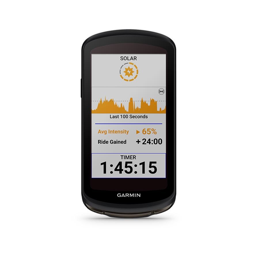 Bike Computers Garmin Garmin Edge 1040 Solar Bike Computer - GPS Wireless Black Gray