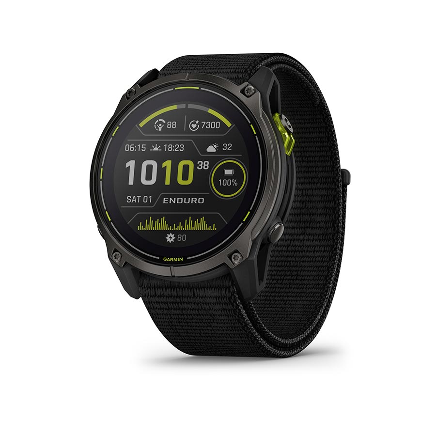 Computers and Accessories Garmin Garmin Enduro 3 Smartwatch - Black Black