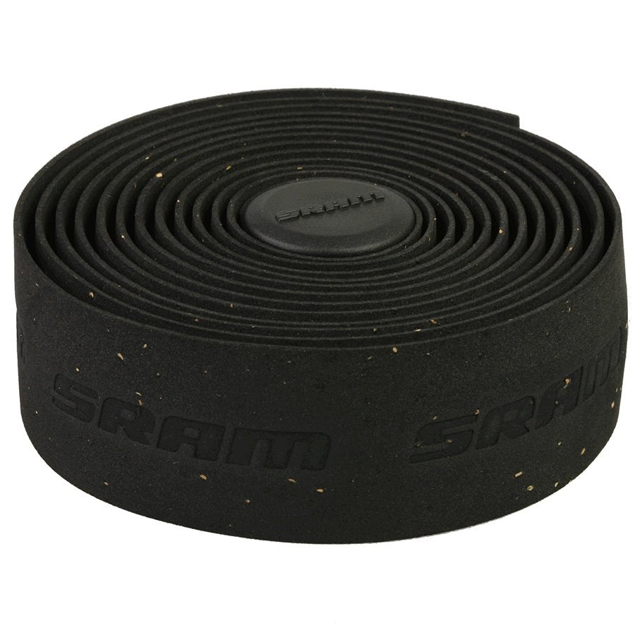 Bar Tape SRAM SRAM SuperCork Bar Tape - Black Dark Slate Gray