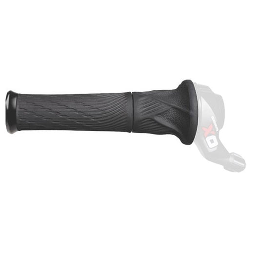 Grips SRAM SRAM Jaws Shift Grips - Black Lock-On Dark Slate Gray