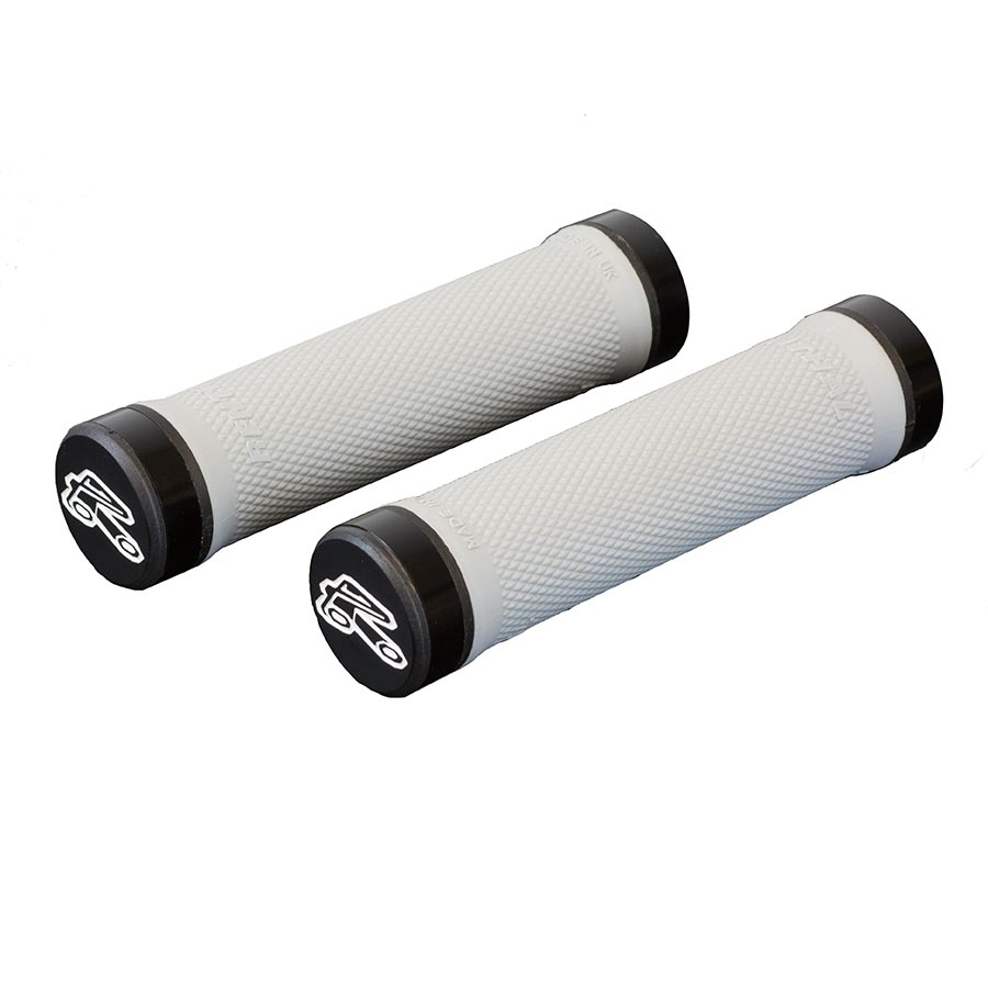 Grips Renthal Renthal Lock On Grips - Charcoal Lock-On Light Gray